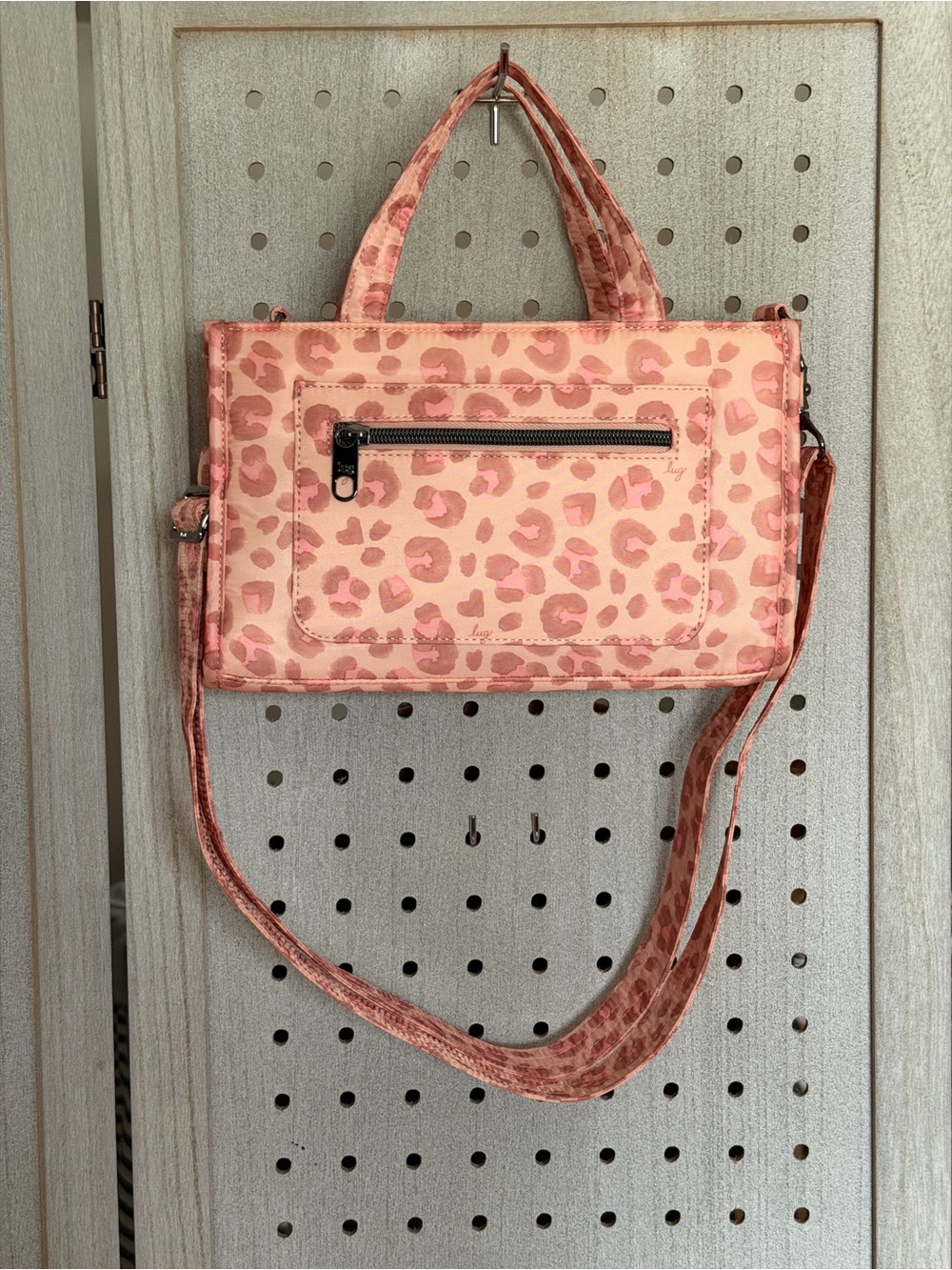 lug Pink Leopard Quilted Mini Tote - Picture 8 of 11